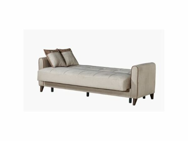 ספה מעוצבת דגם מילאנו נפתחת למיטה עם ארגז מצעים