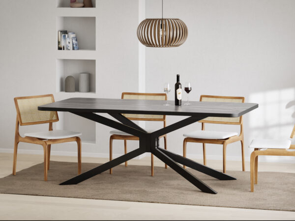 שולחן פינת אוכל מודרני בגוון בטון דגם מונקו
