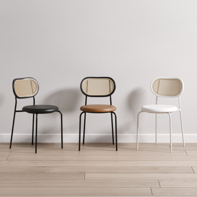 רביעיית כיסאות מודרניים  דגם ולנסיה במגוון צבעים לבחירה