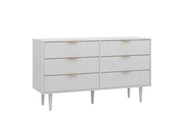 שידת שש מגירות מודרנית דגם אונטריו במגוון צבעים