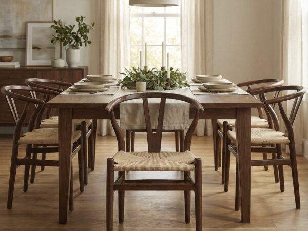 כיסא עץ מודרני דגם בולסון בשני גוונים לבחירה