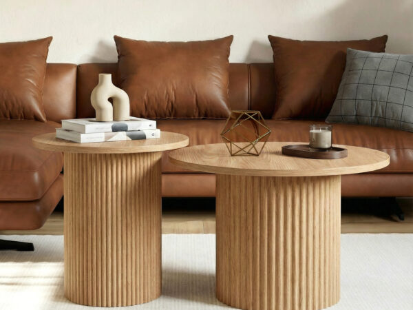 זוג שולחנות מדורגים מודרניים דגם מרקש