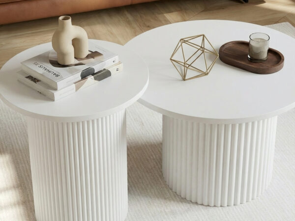 זוג שולחנות מדורגים מודרניים דגם מרקש