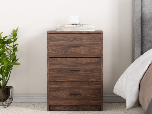 זוג שידות שלוש מגירות יוקרתיות דגם קאבו צבעים לבחירה