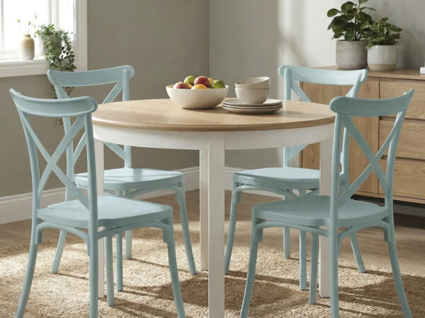 רביעיית כיסאות פינת אוכל דגם קראקס – צבעים לבחירה